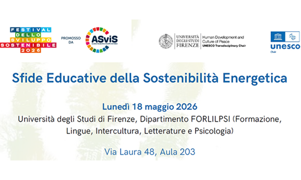 &ldquo;Educational Challenges of Energy Sustainability&rdquo;: a meeting for exchange and reflection within the framework of the 2026 Sustainable Development Festival.