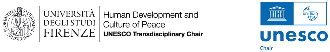 Logo UNESCO chair Unitwin e Cattedra Human Development and Culture of Peace